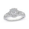 Thumbnail Image 1 of Round-Cut Diamond Halo Engagement Ring 1 ct tw 14K White Gold