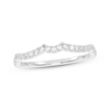 Thumbnail Image 0 of Lab-Created Diamonds by KAY Contour Wedding Band 1/6 ct tw 14K White Gold