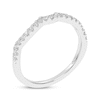 Thumbnail Image 2 of Lab-Grown Diamonds by KAY Contour Wedding Band 1/6 ct tw 14K White Gold