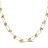 Thumbnail Image 0 of Hollow Love Knot Link Necklace 10K Yellow Gold 18"