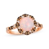 Thumbnail Image 1 of Le Vian Venetian Mosaic Opal Ring 3/8 ct tw Diamonds 14K Strawberry Gold