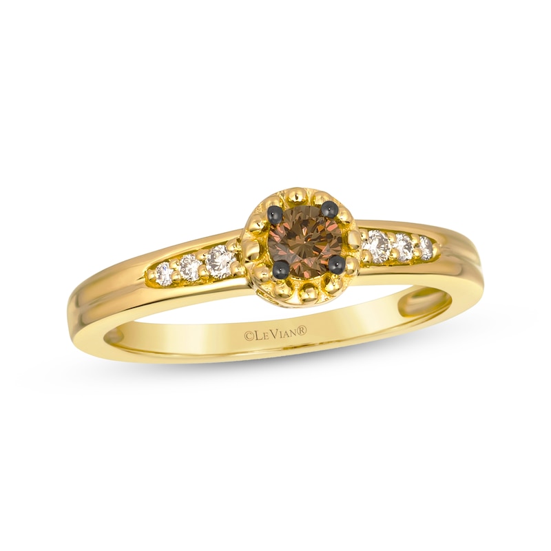 Main Image 1 of Le Vian Diamond Ring 1/4 ct tw 14K Honey Gold