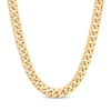 Thumbnail Image 1 of Hollow Cuban Curb Chain Necklace 6.8mm 14K Yellow Gold 22&quot;