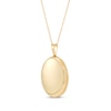 Thumbnail Image 2 of Polished Oval Locket 10K Yellow Gold 18&quot;