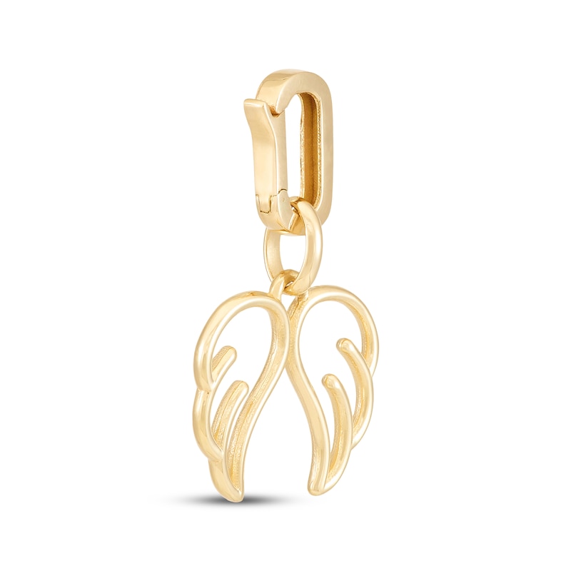 Main Image 2 of Charmed Memories Angel Wings Charm 10K Yellow Gold