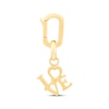 Thumbnail Image 1 of Charmed Memories Tilted &quot;Love&quot; Square Charm 10K Yellow Gold