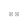 Thumbnail Image 2 of Multi-Diamond Stud Earrings 1/10 ct tw 10K Rose Gold