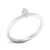 Thumbnail Image 2 of Lab-Grown Diamonds by KAY Marquise-Cut Promise Ring 1/6 ct tw 10K White Gold