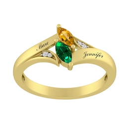 Birthstone Couple's Ring