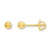 Thumbnail Image 0 of Children's Ball Earrings 14K Yellow Gold