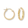 Thumbnail Image 1 of Hoop Earrings 14K Yellow Gold 15mm