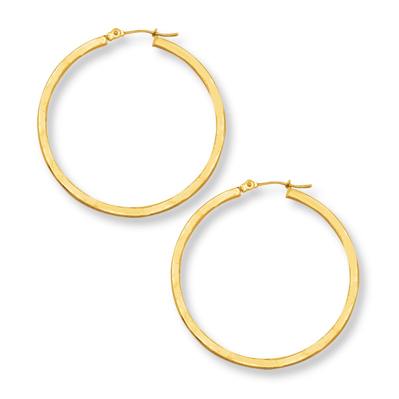 Main Image 1 of Hoop Earrings 14K Yellow Gold 40mm