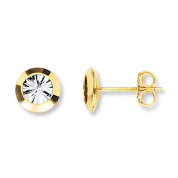 Stud Earrings 10K Yellow Gold