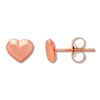 Thumbnail Image 1 of Children's Heart Earrings 14K Rose Gold