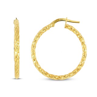 Hoop Earrings 14K Yellow Gold 20mm | Kay