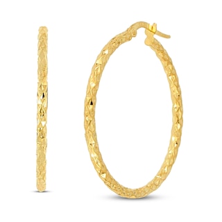 Gold Earrings 001-425-00490 14KY - Gold Earrings, P.J. Rossi Jewelers