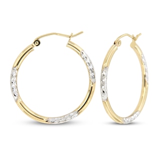  Kaiya Spiral Hoop Twist Double Earrings – 14K Gold