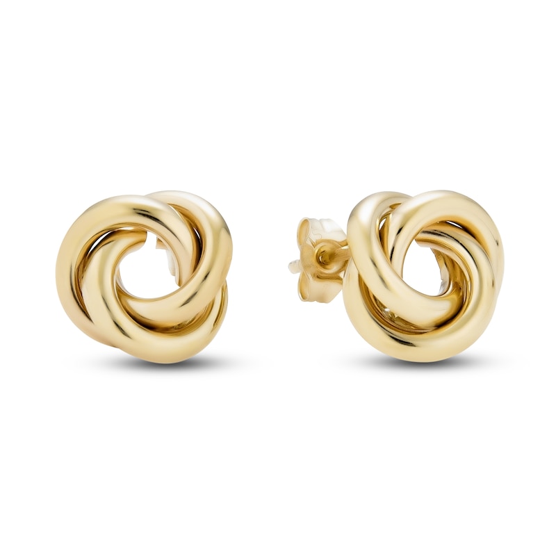 Love Knot Stud Earrings 14k Yellow Gold Kay