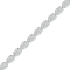 Thumbnail Image 0 of Diamond Pear Link Bracelet 2 ct tw 10K White Gold 7"