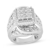 Thumbnail Image 1 of Princess-Cut Multi-Diamond Center Engagement Ring 7-1/5 ct tw 10K White Gold