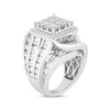 Thumbnail Image 2 of Princess-Cut Multi-Diamond Center Engagement Ring 7-1/5 ct tw 10K White Gold