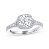 Thumbnail Image 1 of THE LEO Legacy Lab-Grown Diamond Round-Cut Engagement Ring 2 ct tw 14K White Gold