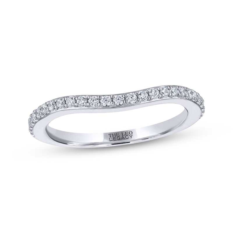 Main Image 1 of THE LEO Legacy Lab-Grown Diamond Wedding Band 1/4 ct tw 14K White Gold