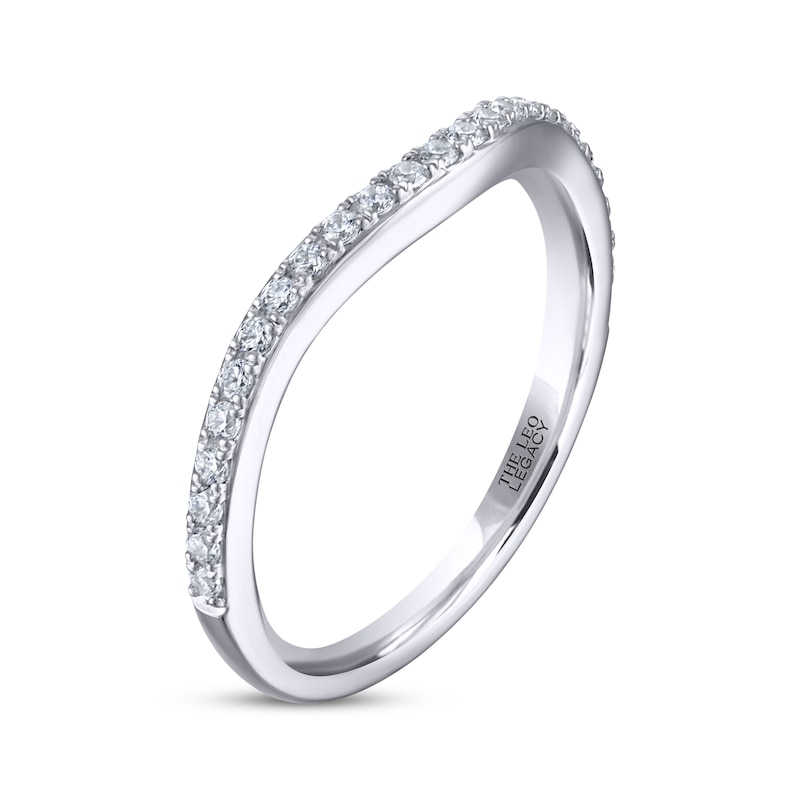 Main Image 2 of THE LEO Legacy Lab-Grown Diamond Wedding Band 1/4 ct tw 14K White Gold