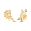 Thumbnail Image 0 of Sculpted Angel Wing Stud Earrings 10K Yellow Gold