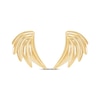 Thumbnail Image 1 of Sculpted Angel Wing Stud Earrings 10K Yellow Gold