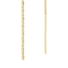 Thumbnail Image 2 of Dot-Dash Bead Chain Dangle Threader Earrings 14K Yellow Gold