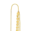 Thumbnail Image 3 of Multi-Chain Dangle Threader Earrings 14K Yellow Gold