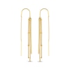 Thumbnail Image 1 of Multi-Chain Dangle Threader Earrings 14K Yellow Gold