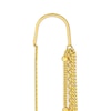 Thumbnail Image 3 of Multi-Chain Dangle Threader Earrings 14K Yellow Gold