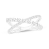 Thumbnail Image 0 of Lab-Grown Diamonds by KAY Crossover Ring 1/2 ct tw 10K White Gold