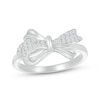 Thumbnail Image 1 of Diamond Bow Ring 1/6 ct tw Sterling Silver