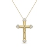 Thumbnail Image 1 of Diamond Crucifix Necklace 1/10 ct tw 14K Yellow Gold 18&quot;