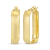 Thumbnail Image 1 of Rectangle Hoop Earrings 10K Yellow Gold 28mm