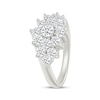 Thumbnail Image 2 of Lab-Grown Diamonds by KAY Pyramid Cluster Ring 1-1/4 ct tw 10K White Gold