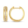 Thumbnail Image 3 of Le Vian Diamond Hoop Earrings 1/3 ct tw 14K Honey Gold