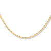 Thumbnail Image 1 of Hollow Rope Necklace 10K Yellow Gold 30&quot;