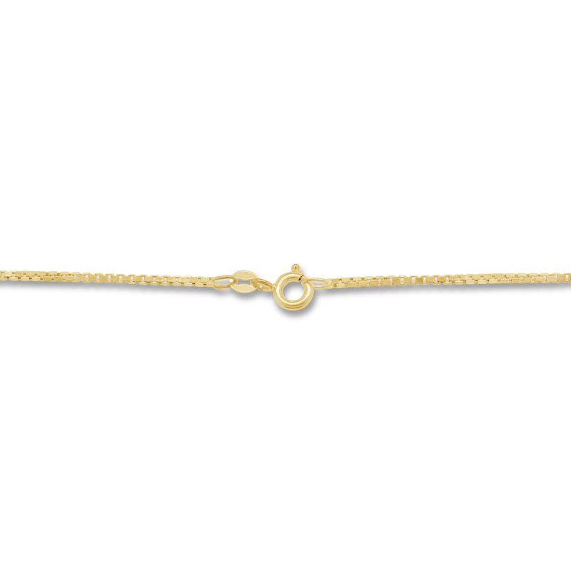 Main Image 2 of Hollow Venetian Box Chain 14K Yellow Gold 20&quot;