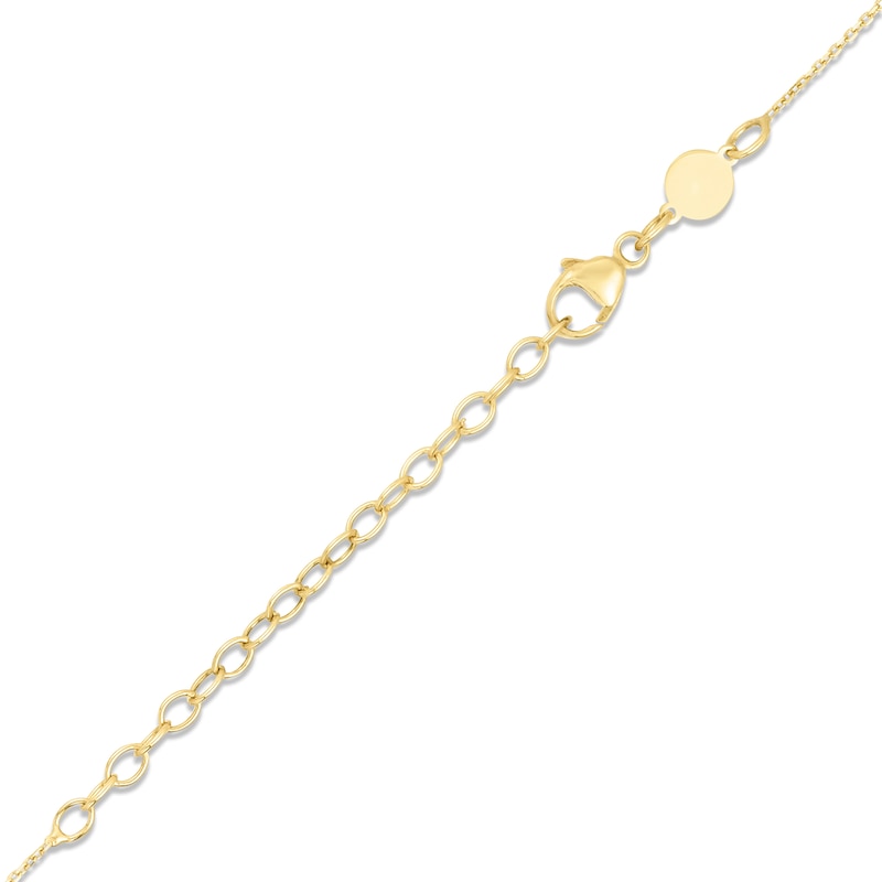 Gold Chain Choker 14K Yellow Gold / 13.5 - 15.5