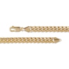 Thumbnail Image 3 of Semi-Solid Cuban Curb Chain Necklace 5.25mm 10K Yellow Gold 18&quot;