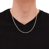 Thumbnail Image 3 of Solid Glitter Rope Chain Necklace 1.6mm 14K Yellow Gold 20&quot;