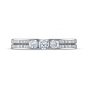 Thumbnail Image 3 of Diamond Three-Stone Anniversary Ring 1/2 ct tw 14K White Gold