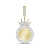 Thumbnail Image 1 of Men's Diamond Crown & Chain Memory Charm 3/4 ct tw 10K Yellow Gold