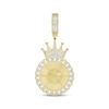 Thumbnail Image 4 of Men's Diamond Crown & Chain Memory Charm 3/4 ct tw 10K Yellow Gold