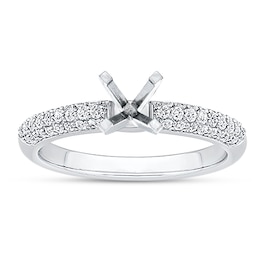 Diamond Engagement Ring Setting 1/3 ct tw 14K White Gold