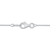 Thumbnail Image 4 of Lab-Grown Diamonds by KAY Certified Pear-Shaped & Round-Cut Drop Necklace 1/2 ct tw 10K White Gold